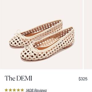Margaux The DEMI Cream Flats